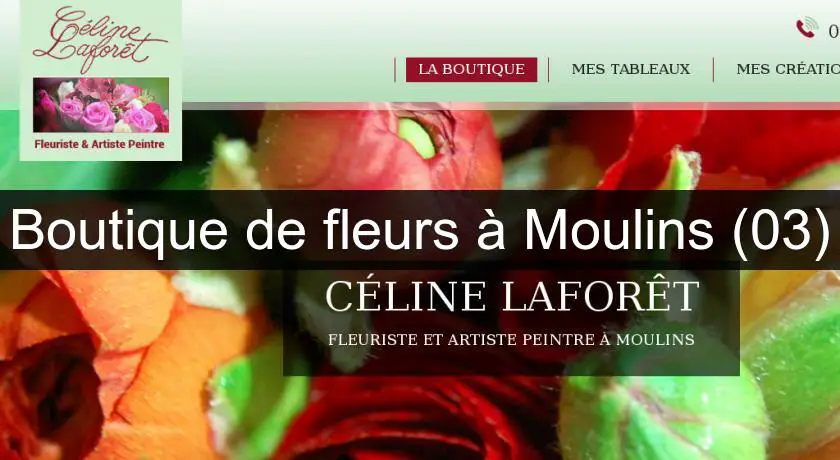 Boutique de fleurs à Moulins (03)