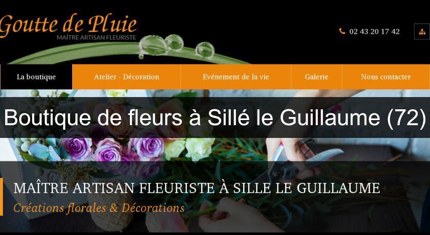 Boutique de fleurs à Sillé le Guillaume (72)