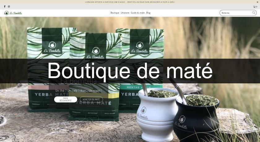 Boutique de maté