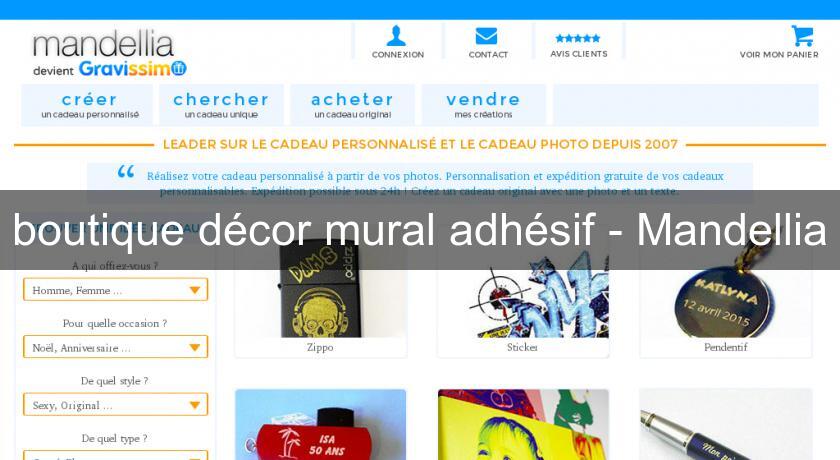 boutique décor mural adhésif - Mandellia boutique décor mural adhésif - Mandellia