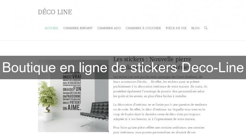 Boutique en ligne de stickers Deco-Line Boutique en ligne de stickers Deco-Line