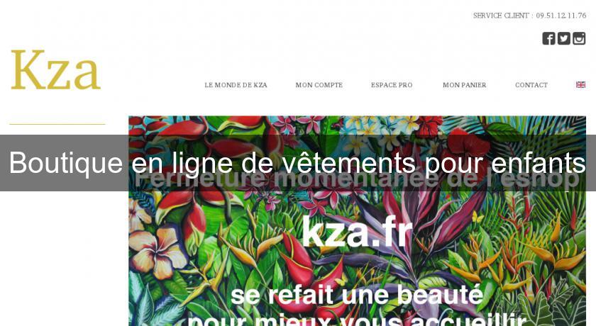 Boutique en ligne de vêtements pour enfants Boutique en ligne de vêtements pour enfants