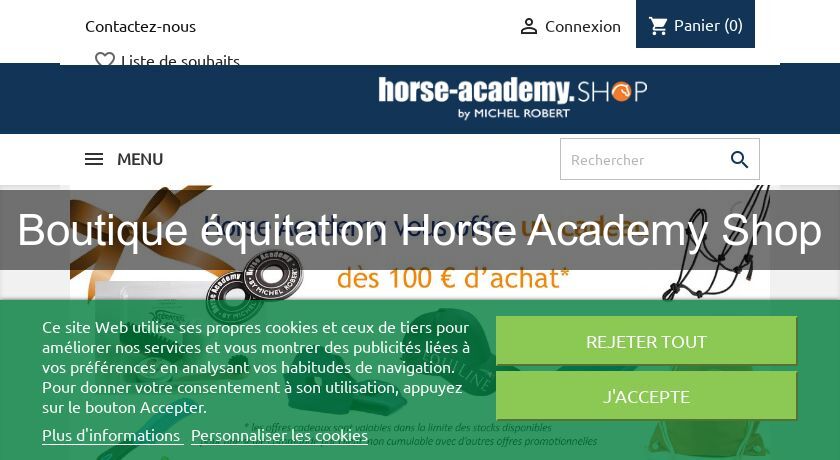 Boutique équitation Horse Academy Shop