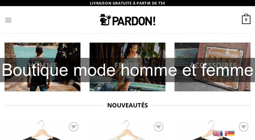 Boutique mode homme et femme Boutique mode homme et femme
