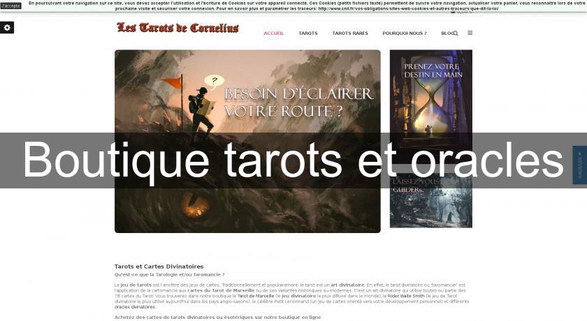Boutique tarots et oracles Boutique tarots et oracles