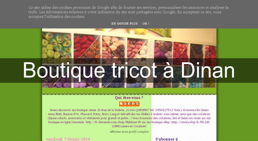 Boutique tricot à Dinan