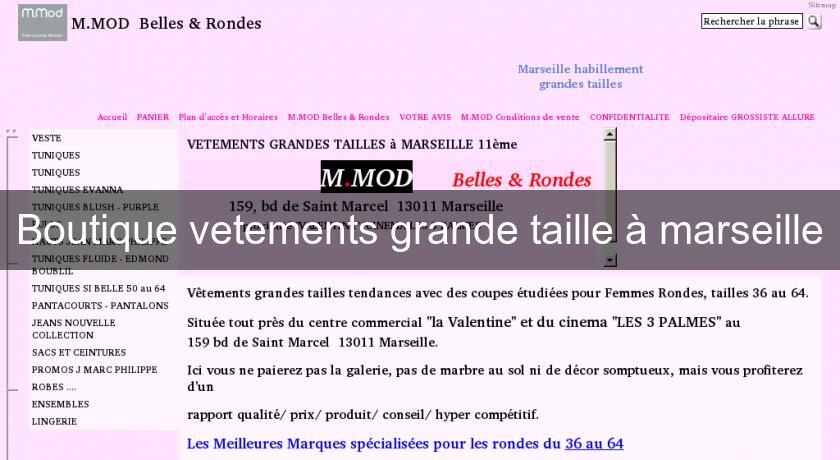 Boutique vetements grande taille à marseille Boutique vetements grande taille à marseille