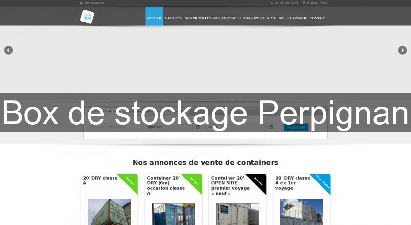 Box de stockage Perpignan