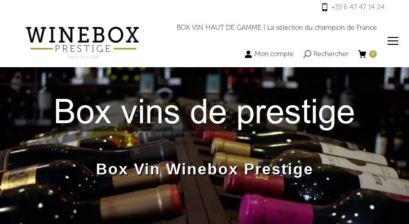 Box vins de prestige