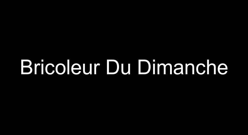 Bricoleur Du Dimanche Bricoleur Du Dimanche
