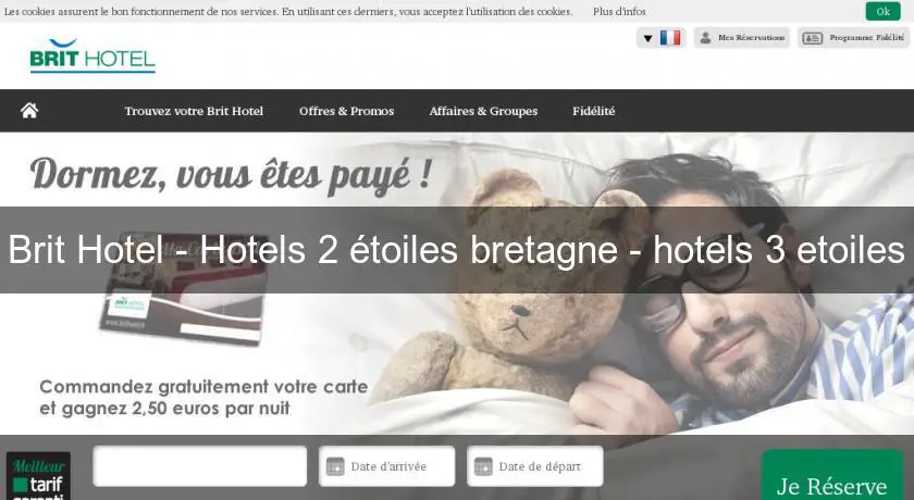 Brit Hotel - Hotels 2 étoiles bretagne - hotels 3 etoiles