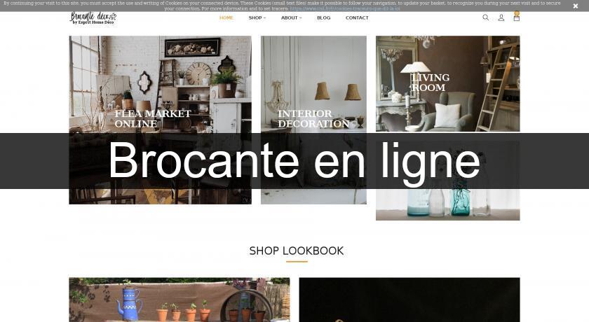 Brocante en ligne