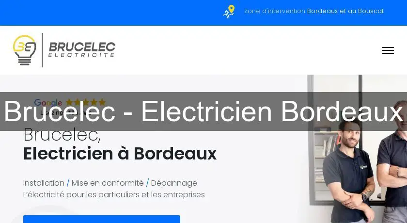 Brucelec - Electricien Bordeaux