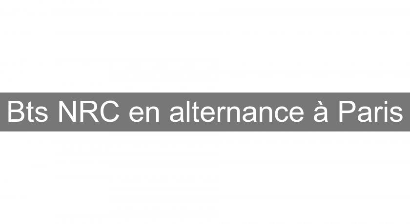 Bts NRC en alternance à Paris