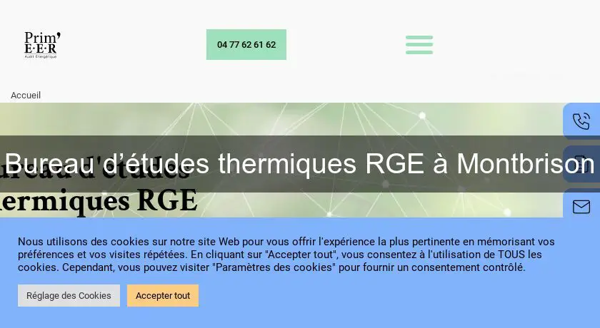 Bureau d’études thermiques RGE à Montbrison