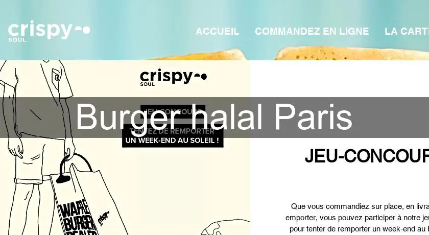 Burger halal Paris