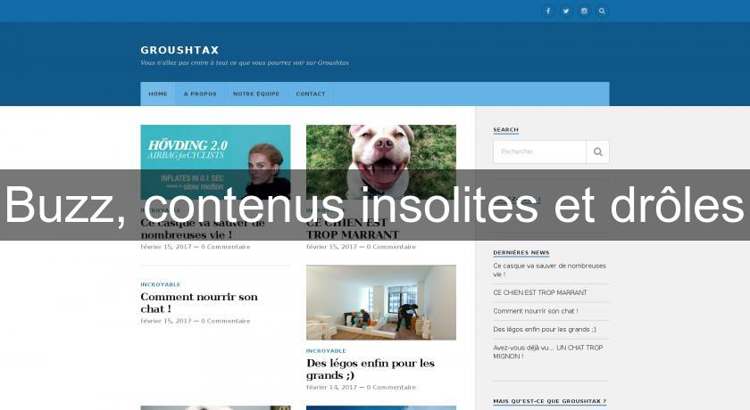 Buzz, contenus insolites et drôles Buzz, contenus insolites et drôles