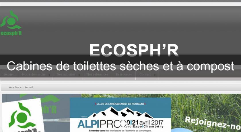 Cabines de toilettes sèches et à compost Cabines de toilettes sèches et à compost