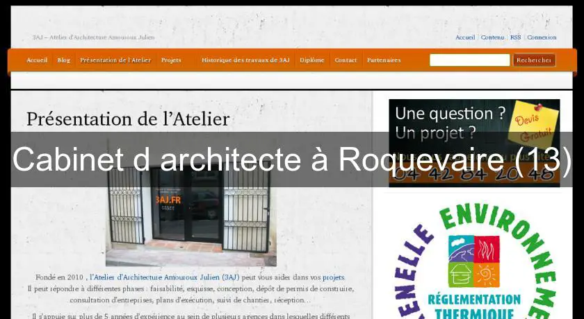 Cabinet d'architecte à Roquevaire (13)