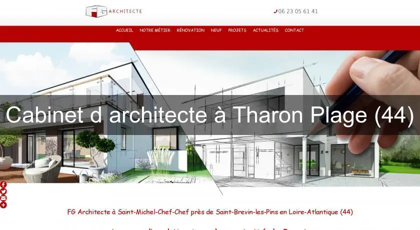 Cabinet d'architecte à Tharon Plage (44)