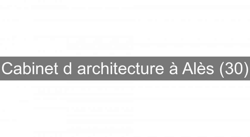 Cabinet d'architecture à Alès (30)