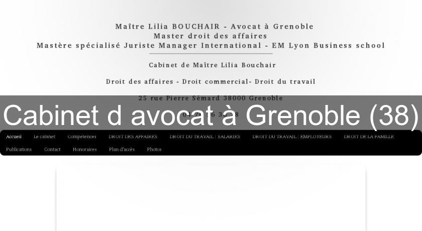 Cabinet d'avocat à Grenoble (38)