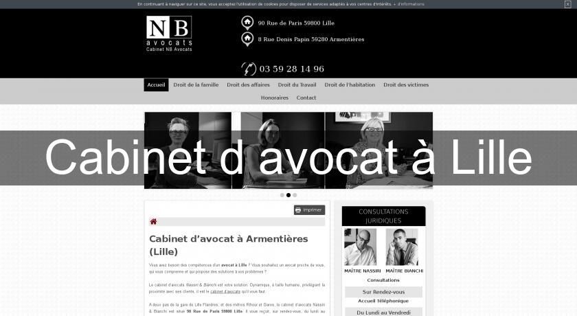 Cabinet d'avocat à Lille