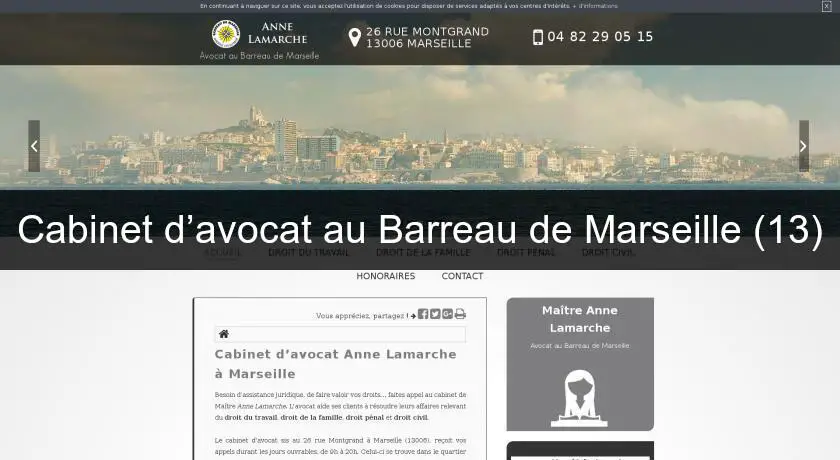 Cabinet d’avocat au Barreau de Marseille (13)