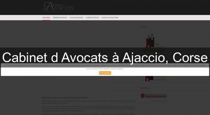 Cabinet d'Avocats à Ajaccio, Corse