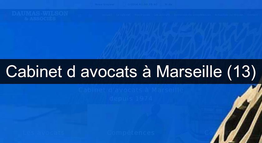 Cabinet d'avocats à Marseille (13)