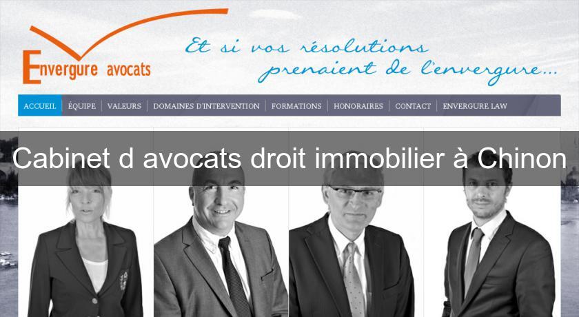 Cabinet d'avocats droit immobilier à Chinon