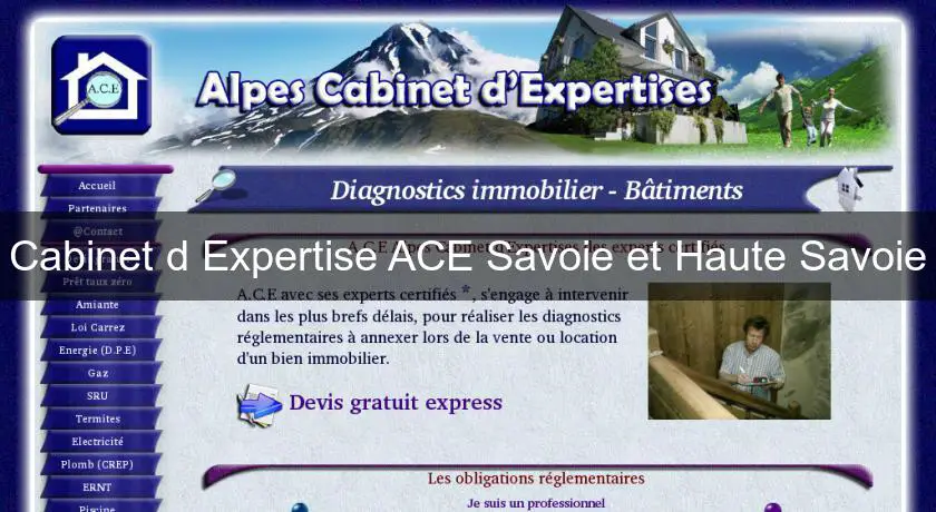 Cabinet d'Expertise ACE Savoie et Haute Savoie