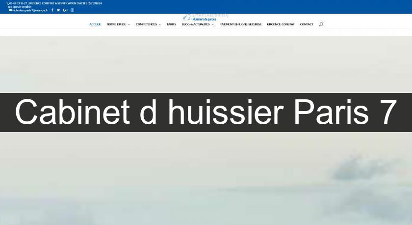 Cabinet d'huissier Paris 7 Cabinet d'huissier Paris 7