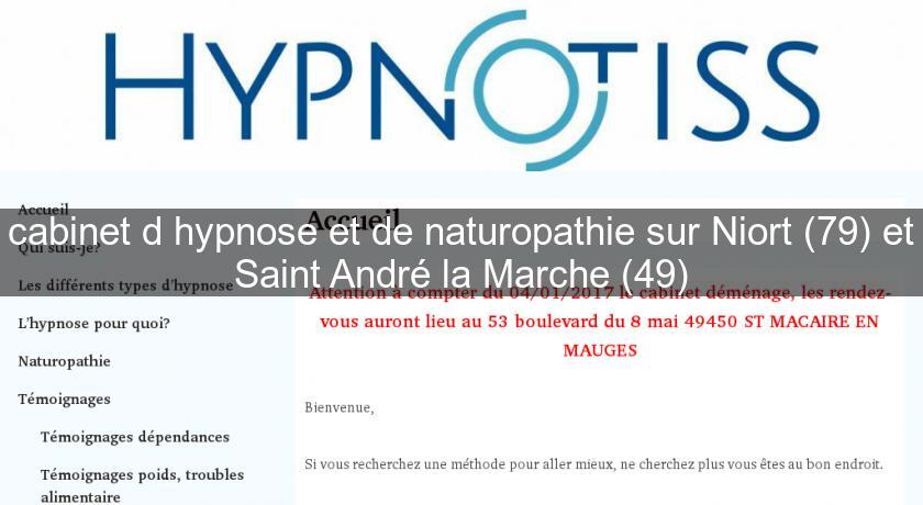 cabinet d'hypnose et de naturopathie sur Niort (79) et Saint André la Marche (49)