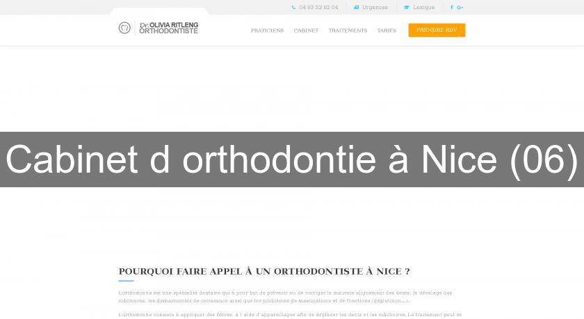 Cabinet d'orthodontie à Nice (06) Cabinet d'orthodontie à Nice (06)