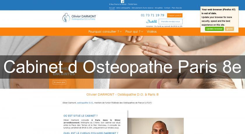 Cabinet d'Osteopathe Paris 8e Cabinet d'Osteopathe Paris 8e
