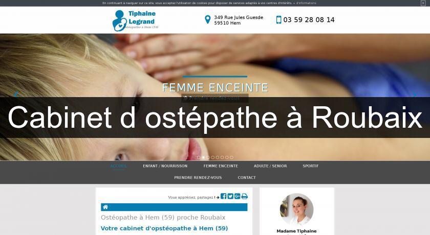 Cabinet d'ostépathe à Roubaix Cabinet d'ostépathe à Roubaix