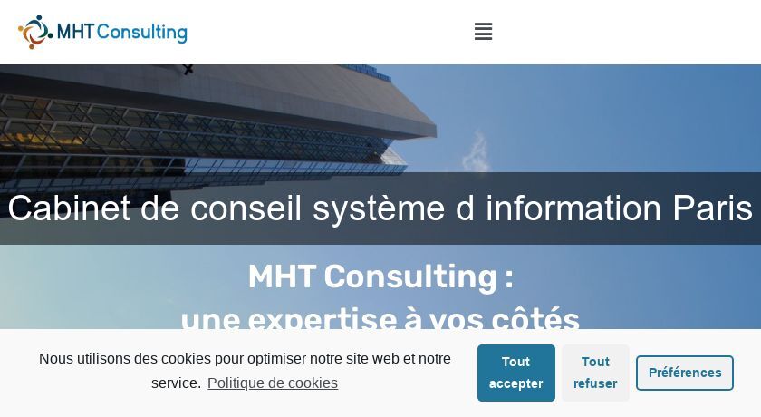Cabinet de conseil système d'information Paris