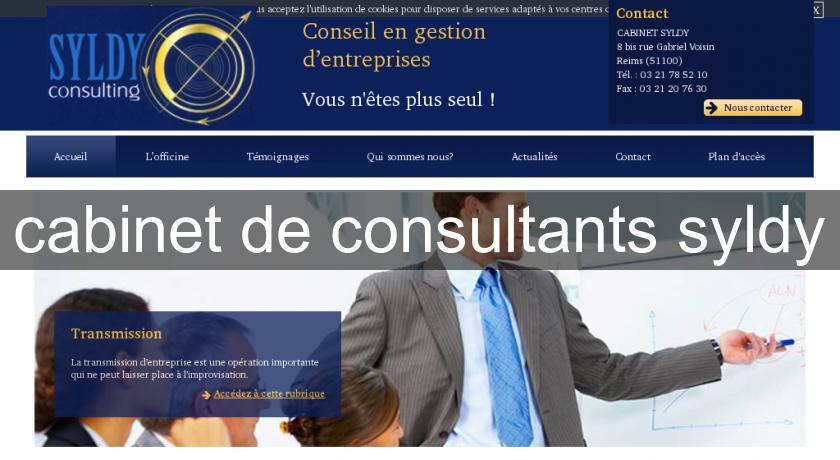 cabinet de consultants syldy