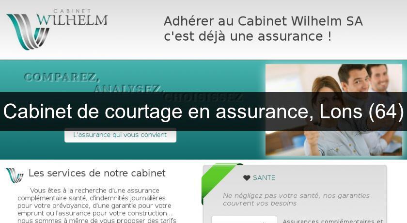 Cabinet de courtage en assurance, Lons (64)