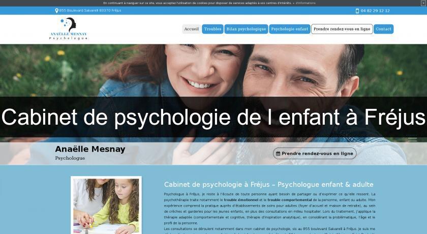 Cabinet de psychologie de l'enfant à Fréjus