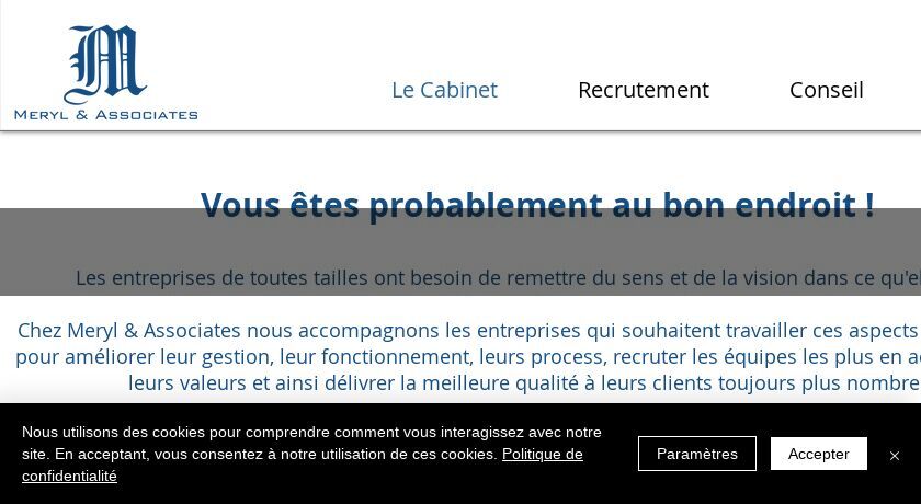 Cabinet de recrutement et de conseil RH