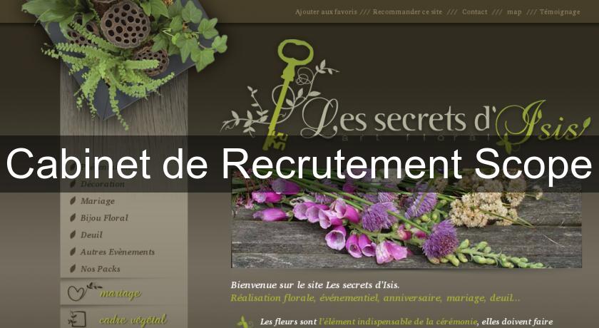 Cabinet de Recrutement Scope Cabinet de Recrutement Scope