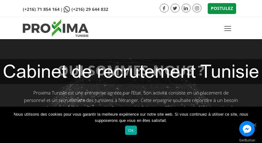 Cabinet de recrutement Tunisie