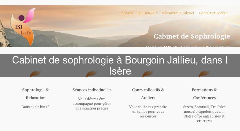 Cabinet de sophrologie à Bourgoin Jallieu, dans l'Isère