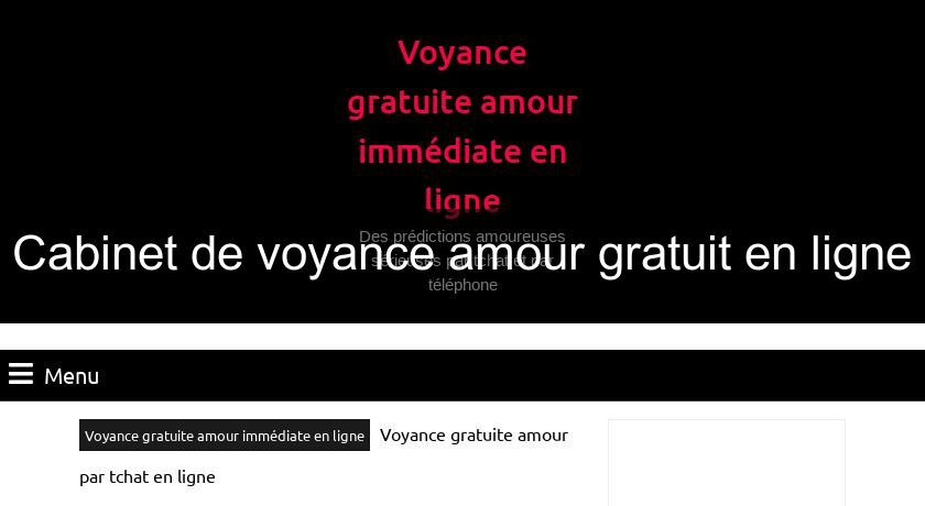 Cabinet de voyance amour gratuit en ligne Cabinet de voyance amour gratuit en ligne