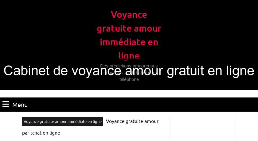 Cabinet de voyance amour gratuit en ligne