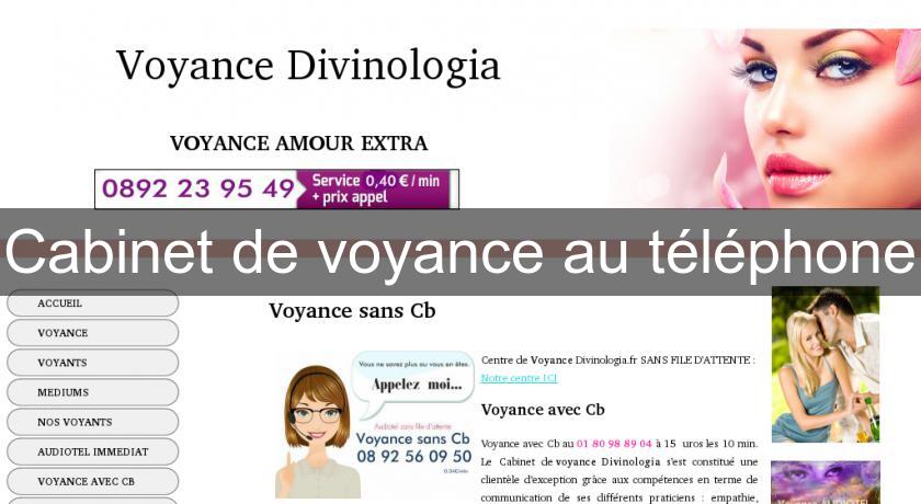Cabinet de voyance au téléphone Cabinet de voyance au téléphone