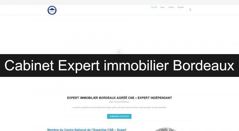 Cabinet Expert immobilier Bordeaux