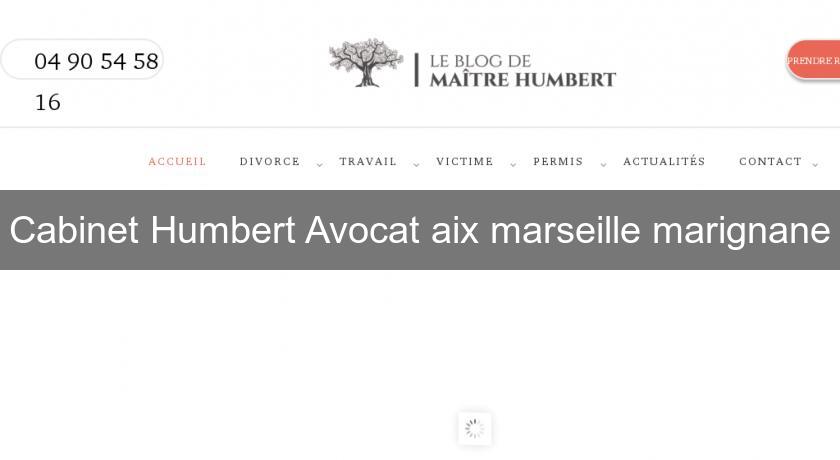Cabinet Humbert Avocat aix marseille marignane